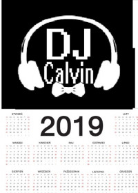 DJ Calvin Kalendarz 2019