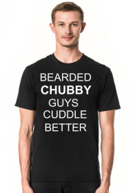 Bearded chubby guys cuddle better