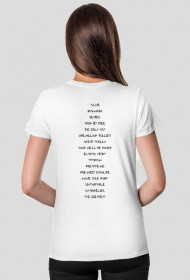 SIA THE NOSTLAGIC FOR THE PRESENT TOUR T-SHIRT WOMEN