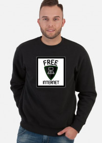 Free Internet (bluza męska klasyczna)