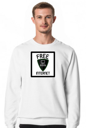 Free Internet (bluza męska klasyczna)