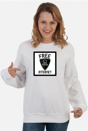 Free Internet (bluza damska klasyczna)