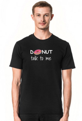 Donut talk to me BLACK