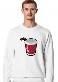 Coffee WHITE sweatshirt