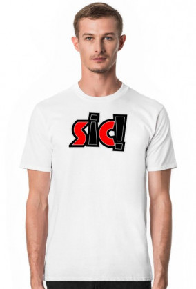 SIC - stop internet censorship (koszulka męska)