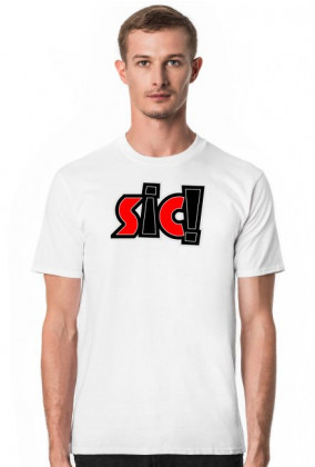 SIC - stop internet censorship (koszulka męska)
