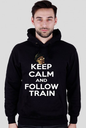 Keep Calm Follow Train bluza