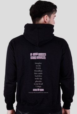 inspired by ariana grande ♡ new collection for ari - thank u, next promo - bluza dwustronna unisex