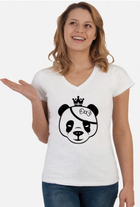 Panda girl head tee v2