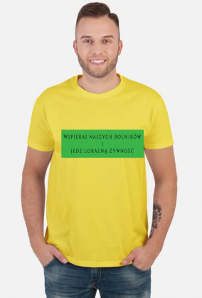 Koszulka męska Wspieraj rolników
