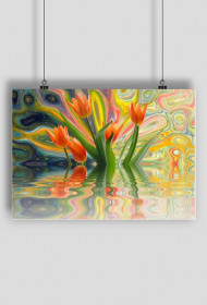 Plakat Tulipany