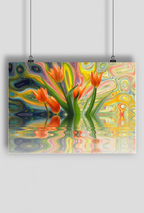 Plakat Tulipany
