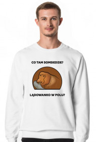 Bluza męska bez kaptura, Lądowanko w polu