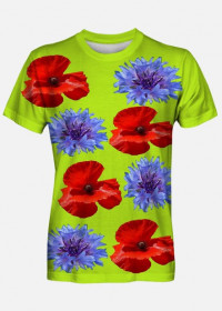 Koszulka damska kwiaty