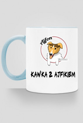 Kubek "Kawka z Ajfikiem"