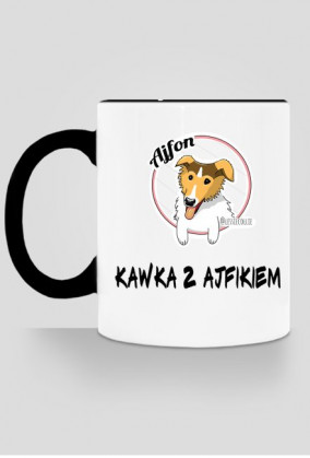 Kubek "Kawka z Ajfikiem"