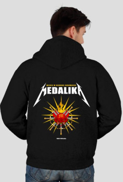 Bluza z kapturem, rozpinana męska Medalika