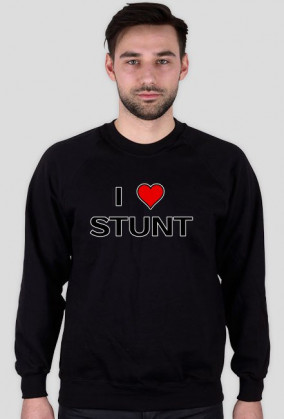 I Love STUNT Bluza Black&White