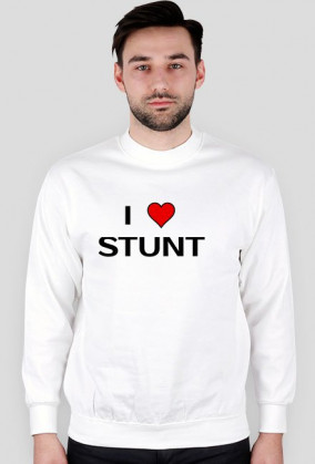 I Love STUNT Bluza Black&White