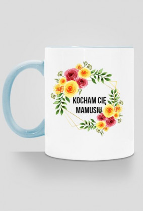 kubek, kolorowe ucho - dzień mamy 3