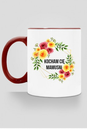 kubek, kolorowe ucho - dzień mamy 3