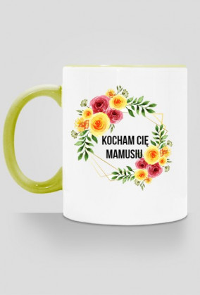 kubek, kolorowe ucho - dzień mamy 3