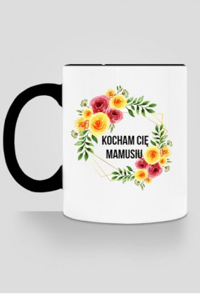 kubek, kolorowe ucho - dzień mamy 3
