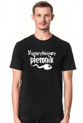 Najsprytniejszy plemnik (koszulka męska) jasna grafika