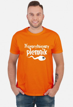 Najsprytniejszy plemnik (koszulka męska) jasna grafika
