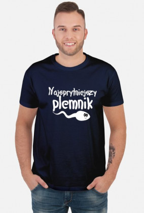 Najsprytniejszy plemnik (koszulka męska) jasna grafika