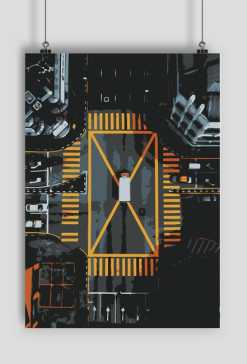 Z lotu ptaka plakat A1