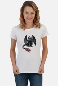 Damski T-shirt "Nocna Furia"