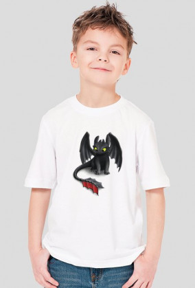 Dziecięcy T-shirt "Nocna Furia"