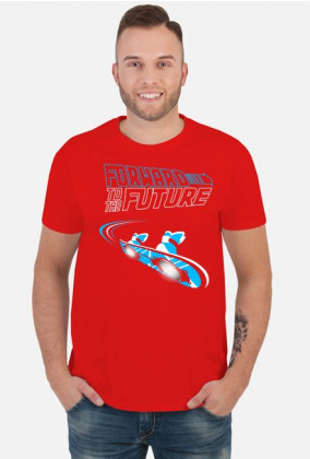 Forward to the Future - 2 kolory - hoverboard - koszulka męska