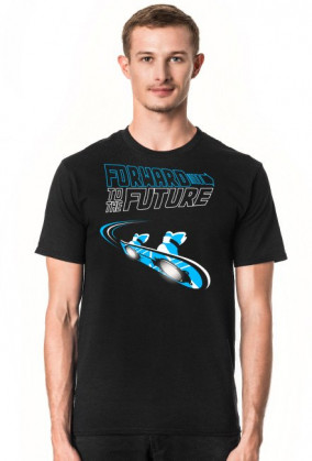Forward to the Future - 2 kolory - hoverboard - koszulka męska