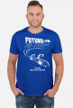 Forward to the Future - 1 kolor - hoverboard - koszulka męska