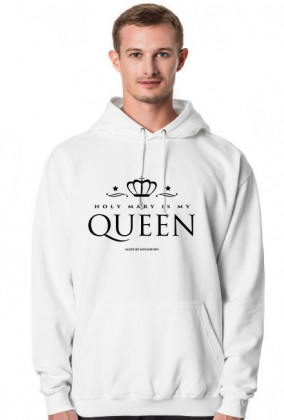 Bluza męska z kapturem Queen jasne kolory