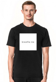 breathe t-shirt white logo