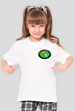 T-Shirt Dziecko Logo Nadruk
