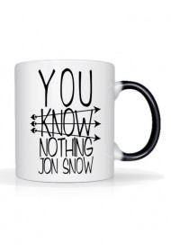 Biały Kubek z nadrukiem Gra o Tron 300ml