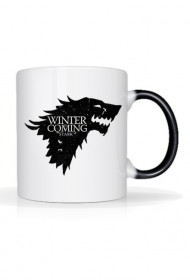 Biały Kubek z nadrukiem Gra o Tron Winter is Coming 300ml