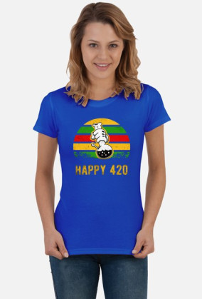 420 Culture - Happy 420 Koszulka Damska / Ladies