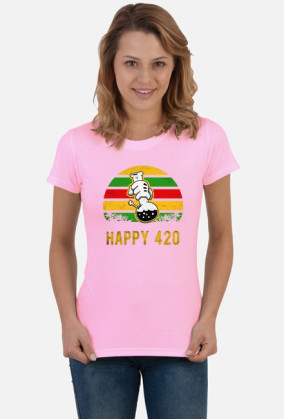 420 Culture - Happy 420 Koszulka Damska / Ladies