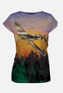 Koszulka damska nadruk Spitfire