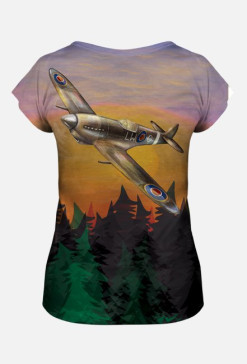 Koszulka damska nadruk Spitfire