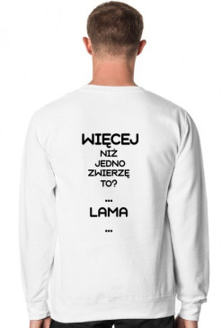 BLUZA z napisem "LAMA"
