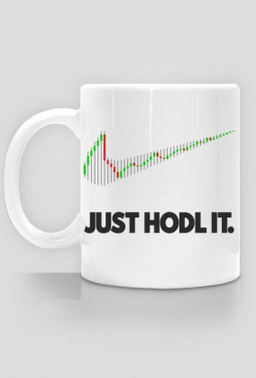 Kubek tani, śmieszny prezent - Kryptowaluty Just HODL it