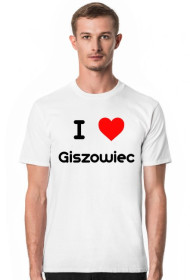 Koszulka I LOVE GISZOWIEC