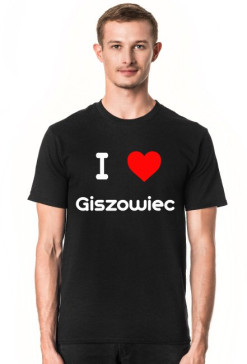 Koszulka I LOVE GISZOWIEC