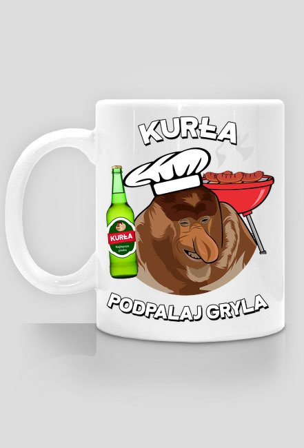 Kurła podpalaj gryla - kubek